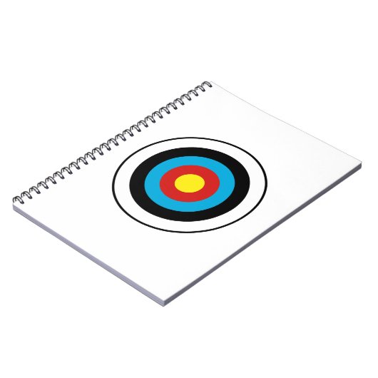 Bullseye-doelontwerp Notitieboek (Linkerzijde)