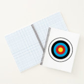 Bullseye-doelontwerp Notitieboek (Binnen)