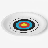 Bullseye-doelontwerp Papieren Bordje (Gekanteld)