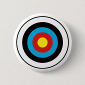 Bullseye-doelontwerp Ronde Button 5,7 Cm (Voorkant)