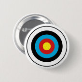 Bullseye-doelontwerp Ronde Button 5,7 Cm (Voorkant /achterkant)