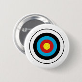 Bullseye-doelontwerp Ronde Button 5,7 Cm (Voorkant /achterkant)