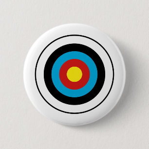 Bullseye-doelontwerp Ronde Button 5,7 Cm