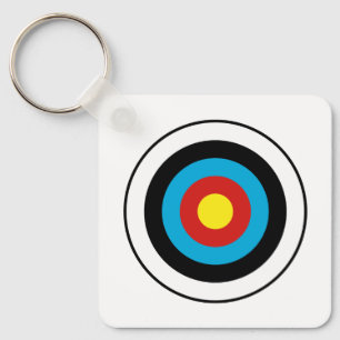 Bullseye-doelontwerp Sleutelhanger