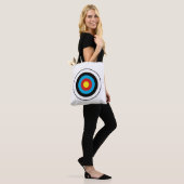 Bullseye-doelontwerp Tote Bag (Op model)