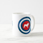Bullseye Frenchie (b) Koffiemok (Voorkant rechts)