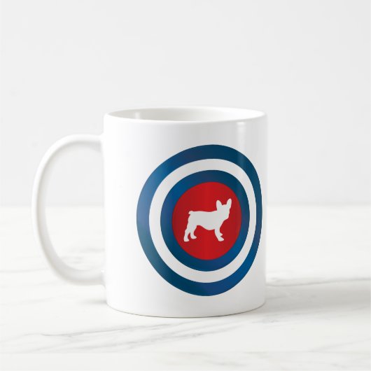 Bullseye Frenchie (b) Koffiemok (Links)