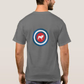 Bullseye Frenchie (b) T-shirt (Achterkant)
