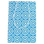 Bullseye-GIFT BAG M, Lt Blue-White Medium Cadeauzakje (Achterkant)