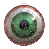 BULLSEYE Grappig, Freaky Groen Oogbal Dartboard Dartbord (Voorkant)