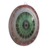 BULLSEYE Grappig, Freaky Groen Oogbal Dartboard Dartbord (Voorkant Links)