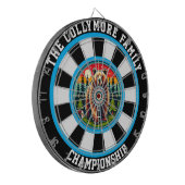 Bullseye Grizzly in het bos Dartbord (Voorkant Links)