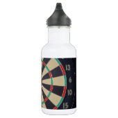 Bullseye in het dartboard, waterfles  (Rechts)