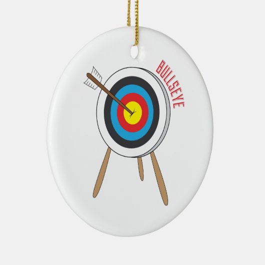 Bullseye Keramisch Ornament (Rechts)