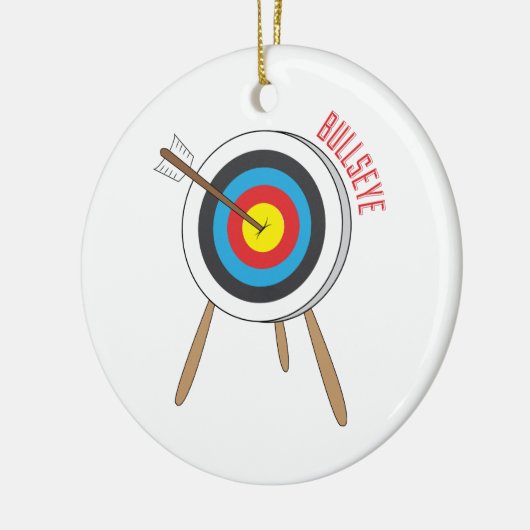 Bullseye Keramisch Ornament (Links)