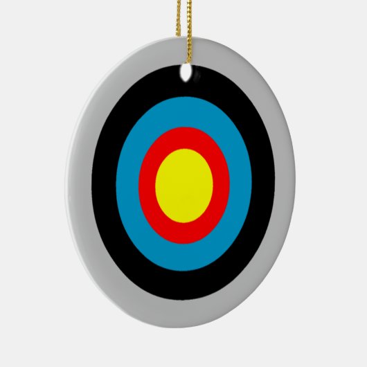 Bullseye Keramisch Ornament (Rechts)