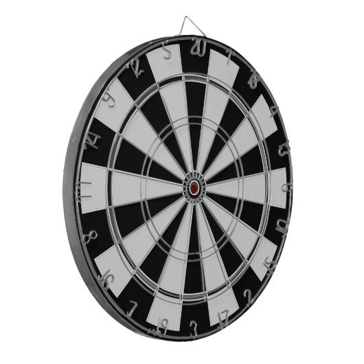 Bullseye met meerdere doelen dartbord (Voorkant Links)