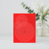Bullseye-ontwerp Briefkaart (Staand voorkant)