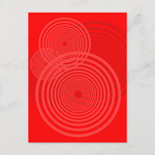 Bullseye-ontwerp Briefkaart