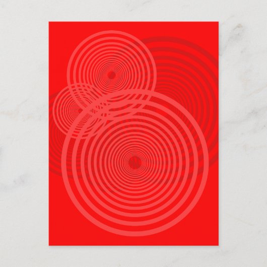 Bullseye-ontwerp Briefkaart (Voorkant)