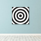 Bullseye-ontwerp Canvas Afdruk (Insitu (Houten vloer))