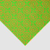 Bullseye-ORANJE-NEON-TISSUE WRAP PAPIER (Detail)