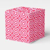 Bullseye-PINK-Sq FAVOR BOXES Bedankdoosjes (Voorkant Zijde)
