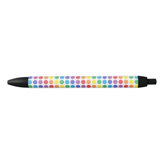Bullseye Rainbow Pen (Voorkant)