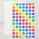 Bullseye Rainbow Stationery (Voorkant / Achterkant)
