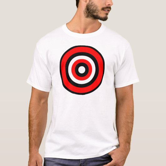 BullsEYE Red Black White T-shirt (Voorkant)