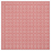 Bullseye, Red en White Fabric Stof (Swatch)