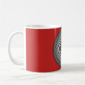 Bullseye Red Koffiemok (Links)