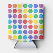 Bullseye regenboog blik of fles koeler (Voorkant)