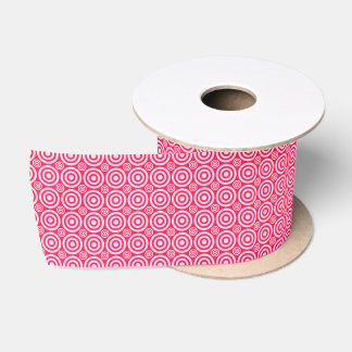 Bullseye Ribbon-Roze Satijnen Lint