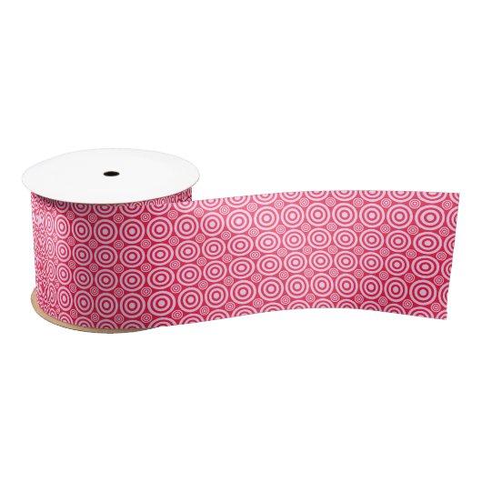 Bullseye Ribbon-Roze Satijnen Lint (Spoel)