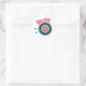 Bullseye Ronde Sticker (Tas)