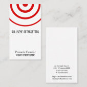 Bullseye-symbool Visitekaartje (Voorkant / Achterkant)