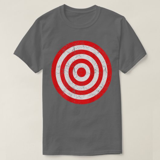  Bullseye Target Bulls Ooggrap Joke T-shirt (Design voorkant)