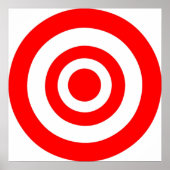 Bullseye Target Poster (Voorkant)