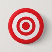 Bullseye Target Ronde Button 5,7 Cm (Voorkant)