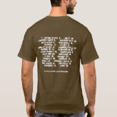 BullsEye Tour T T-shirt (Achterkant)