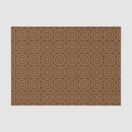 Bullseye-TWO TONED BROWN-WEEKPAPIER Tissuepapier (Voorkant)