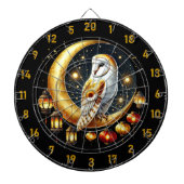 Bullseye van Moonlight: Owl-Standing Aim Dartbord (Voorkant)