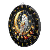 Bullseye van Moonlight: Owl-Standing Aim Dartbord (Voorkant Rechts)