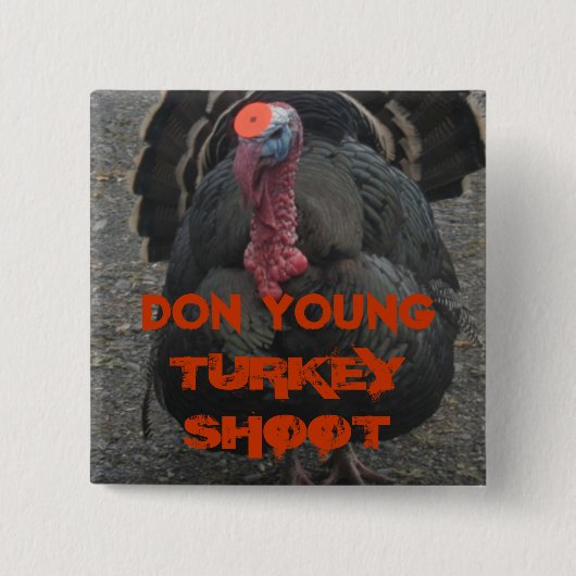 Bullseye Vierkante Button 5,1 Cm (Voorkant)