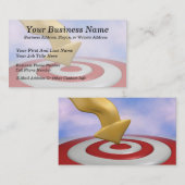 Bullseye. Visitekaartje (Voorkant / Achterkant)