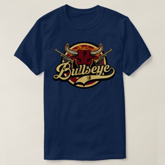Bullseye vuurwapens T-shirt (Design voorkant)