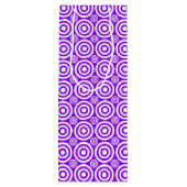 Bullseye-WINE GIFT BAG-Paars-White Wijn Cadeautas (Achterkant)