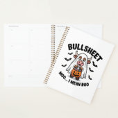 BULLSHEET Halloween Schattige Koe in Geest Planner (Display)
