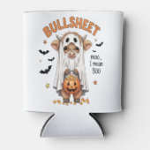 Bullsheet Highland Koe Funny Ghost Blikjeskoeler (Voorkant)